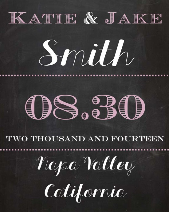Custom sign 8x10 names wedding sign date